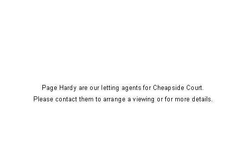 Text Box: Page Hardy are our letting agents for Cheapside Court. Please contact them to arrange a viewing or for more details.